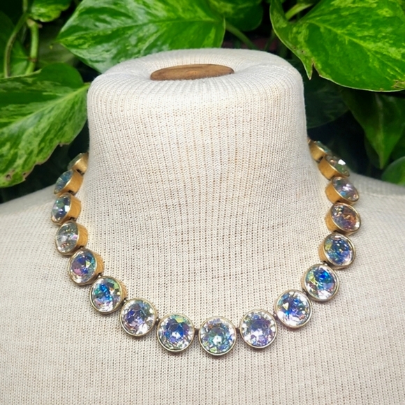 J. Crew Brulee Iridescent Infinity Necklace (#2) - Picture 5 of 8